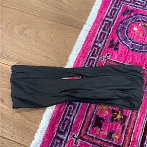 Boys and Arrows strapless cutout bikini top